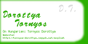 dorottya tornyos business card